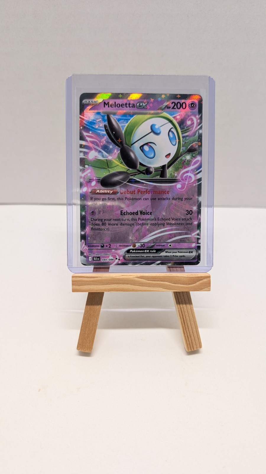 Pokémon TCG, Meloetta Ex 044/086 - Black Bolt