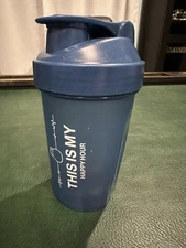 BlenderBottle Classic – 20 oz – "Happy Hour" – Authentic Shaker Bottle – Used