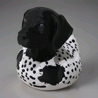 German Shorthaired Pointer Duck Cruise Cruising Jeep 3D Printed dog
