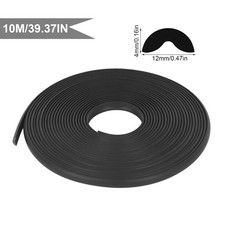 10M*12MM TRIM CARAVAN MOTORHOME AWNING RAIL CHANNEL INFILL INSERT MOULDING STRIP