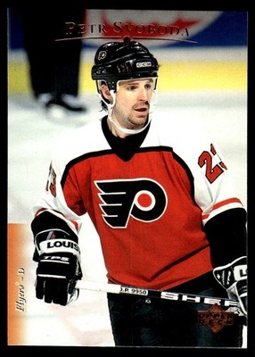 1995-96 Upper Deck #76 Petr Svoboda Philadelphia Flyers Hockey Card