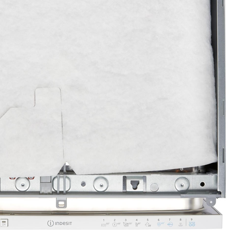 Indesit DIO3T131FEUK Fully Integrated Full Size Dishwasher White D