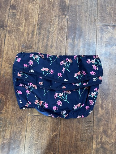 Charlotte russische Blumenmuster Tube kurzes Top Größe: extra klein