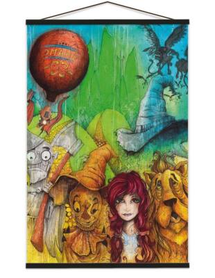 Wizard of Oz by Sean Dietrich Poster  - 24'' x 36'' with Poster Hanger Black Color
