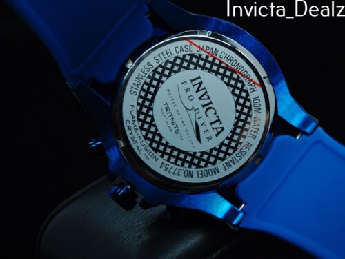 NUEVO Reloj Invicta Hombre 48mm PRO DIVER Cronógrafo Acero Inoxidable Todo AZUL - Imagen 10 de 10
