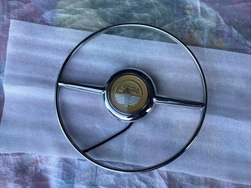 ✅1946,48 Ford Steering Vintage Wheel Metal Horn Ring Button