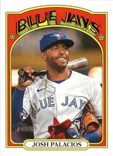 2021 Topps Heritage #589 Josh Palacios RC Toronto Blue Jays Rookie Card