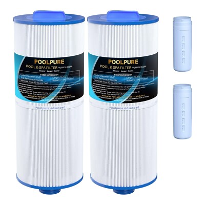POOLPURE Removable Handle Spa Filter Replaces PJW60TL-OT-F2S, Jacuzzi Prem J300