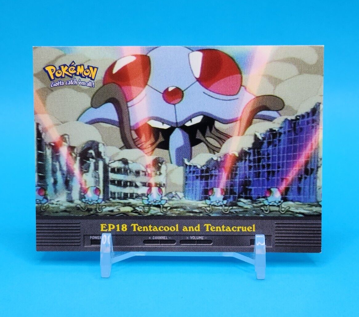 Pokemon Card - Tentacool and Tentacruel EP18 - TV Animation - Topps Series 2