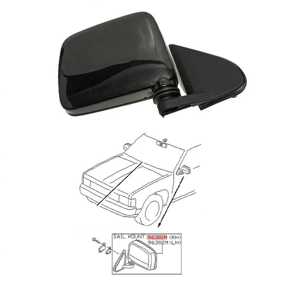 Luz domo retrovisor interior lateral para camioneta Nissan Navara D21 UTE Foto 4 de 4