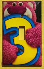 Toy Story Lotso Huggin Bear Light Switch Outlet wall Cover Plate Home Decor