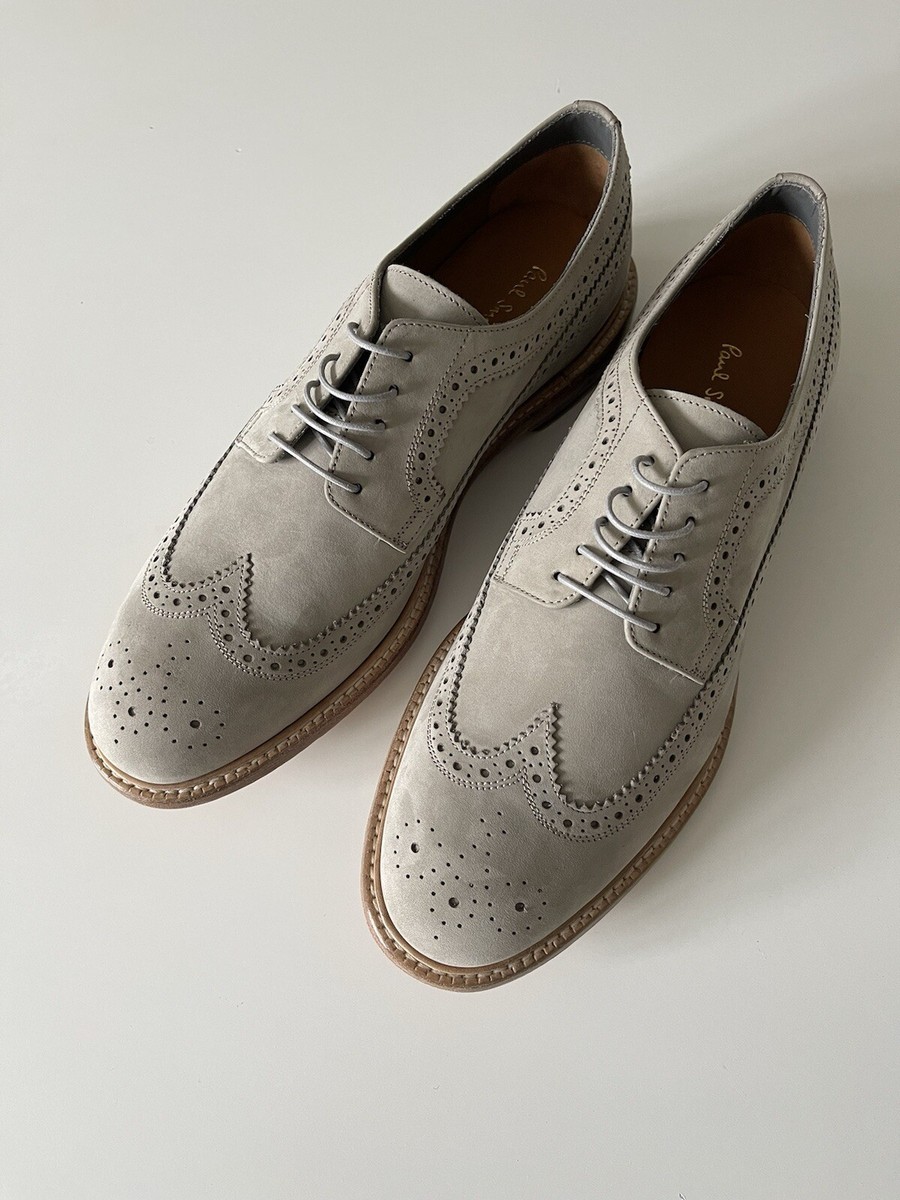 Men's Grey Brogues Buy Wexford Mens Leather Two Tone  display picture 1