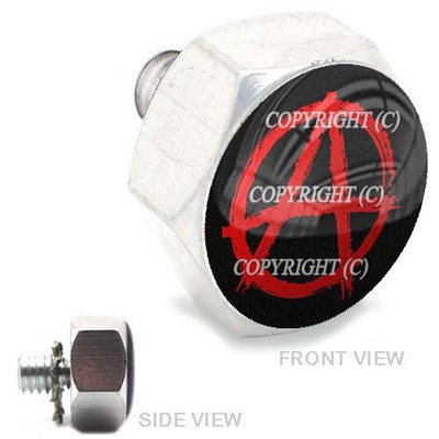 Polished Billet Hex Air Cleaner Bolt Harley - ANARCHY RED - 197 | eBay
