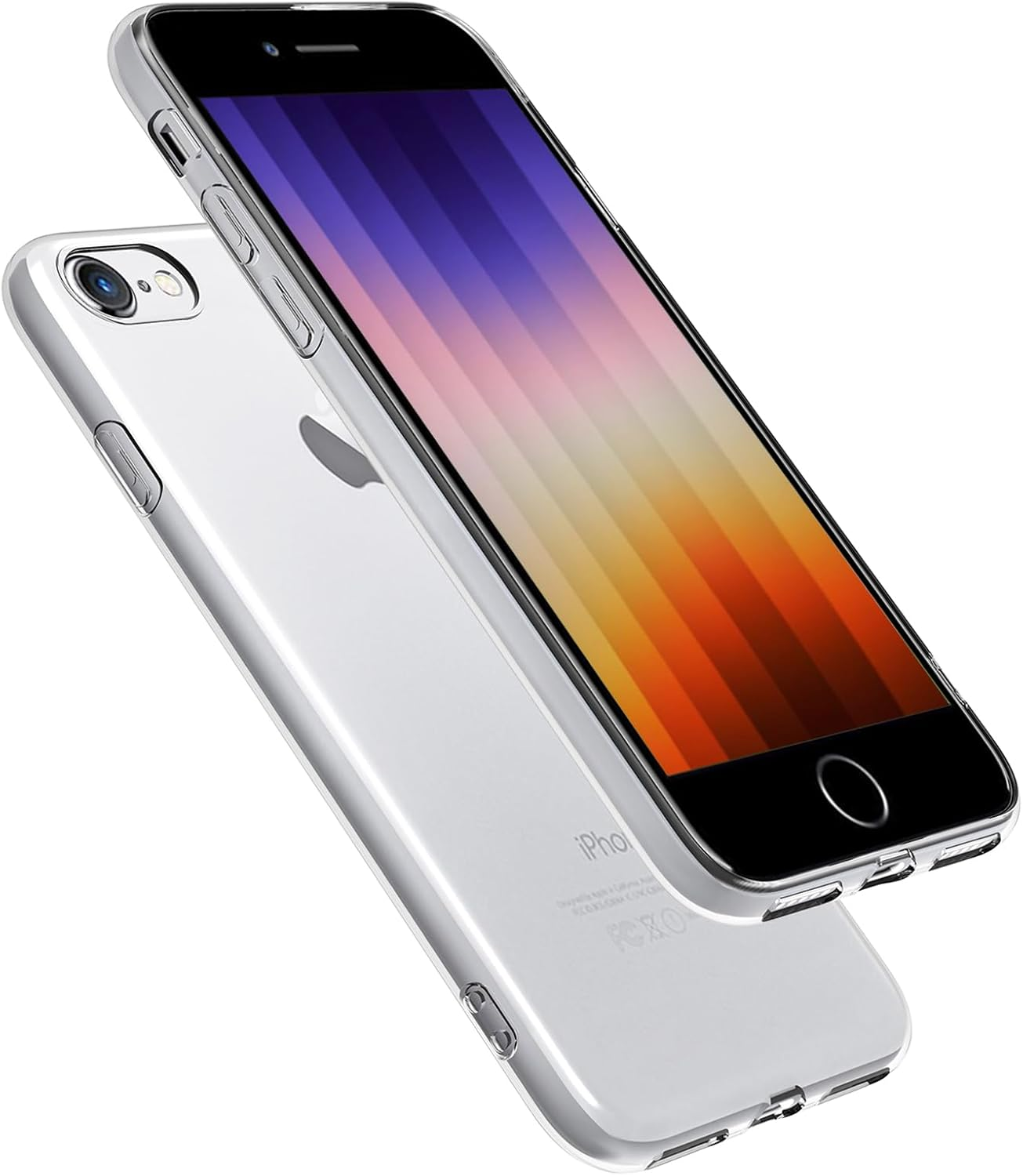 For Iphone SE Case 2022/3Rd/2020/2Nd Gen,Iphone 8/Iphone 7 Clear Case,Soft TPU T