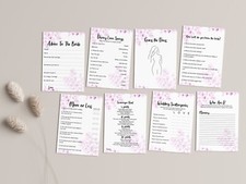 Hen Party Games Bridal Shower Funny Rude Party Games Pink Eucalyptus