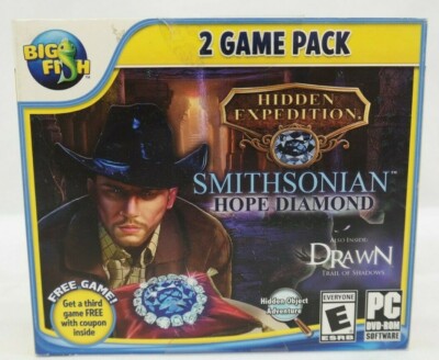 Hidden Expedition Smithsonian Hope Diamond & Drawn Trail of Shadows  EL