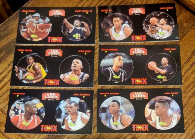 (6) 1994 Classic Tonx Log Cabin Basketball Cards - NrMt-Mt
