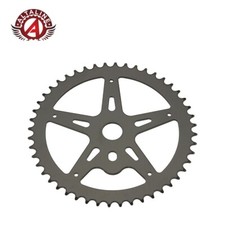 ALTALINE ONE PIECE BICYCLE CRANK 48 TEETH STEEL STAR CHAINRING 1/2 X 3/32 BLACK.