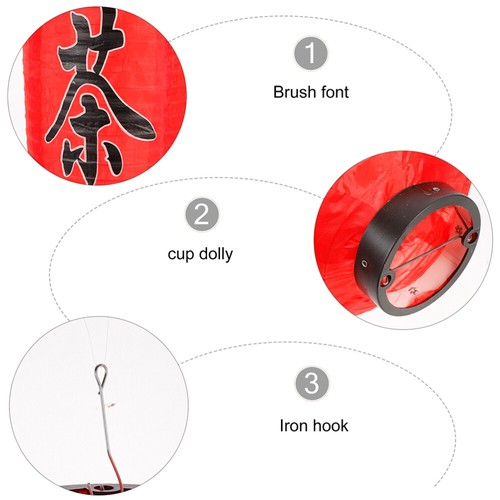 Set of 2 Waterproof Lantern Decorative Lanterns Oriental Decoration - 第 2/12 張圖片
