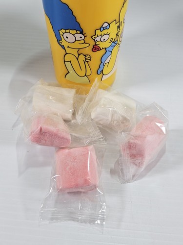 The Simpsons Plastic Water Drink Bottles 2007 Matt Groening Set Of 4 - Foto 8 di 8