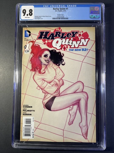 Harley Quinn #1 CGC 9.8 WHITE 2014 - Adam Hughes Variant