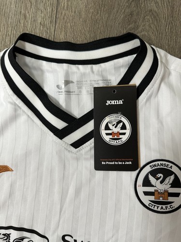 SWANSEA CITY 2021/2022 HOME FOOTBALL SHIRT JOMA SOCCER JERSEY SIZE S ADULT *Read - Picture 4 of 10