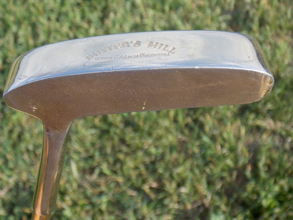Sutter's Mill Specialties Pepsi Collectable Promo Gold Tone Putter