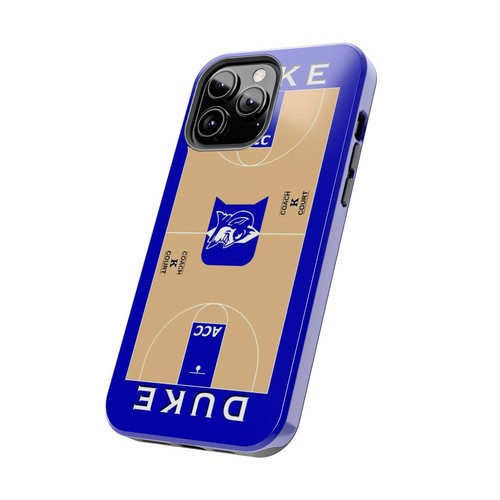 Duke Blue Devils Basketball Court Tough Phone Case - Picture 52 of 108