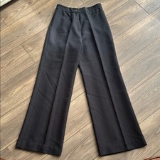 Vintage Union made tag Black Wide-Leg Trousers