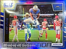 2022 Panini Score #C-AE Austin Ekeler Celebration Showcase #6/100 MINT