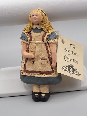 1985 Tole'n Haus Heirloom Collection Doris Williams  Clay Ornament