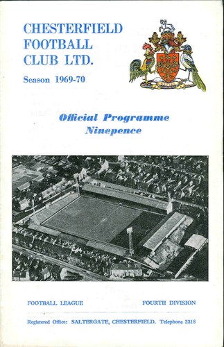 Football Programme - Chesterfield v Wrexham - Div 4 - 1970 - 第 1/1 張圖片