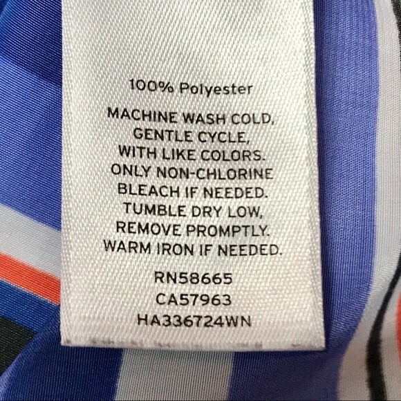 Halogen Diagonal Bright Stripes  Shift Sleeveless… - image 5