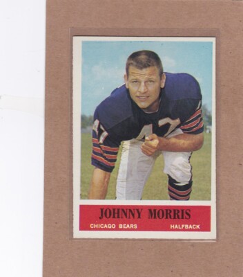 1964 PHILADELPHIA FOOTBALL JOHNNY MORRIS #22 BEARS EXMT *A36690