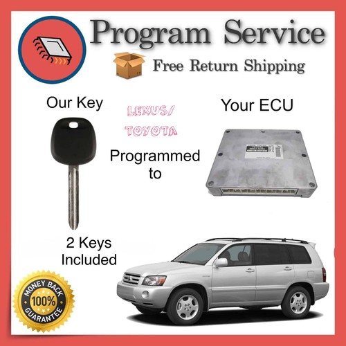 2001 Toyota RAV4 mail in ECU FLASHING / LOST KEY REPLACEMENT With 2