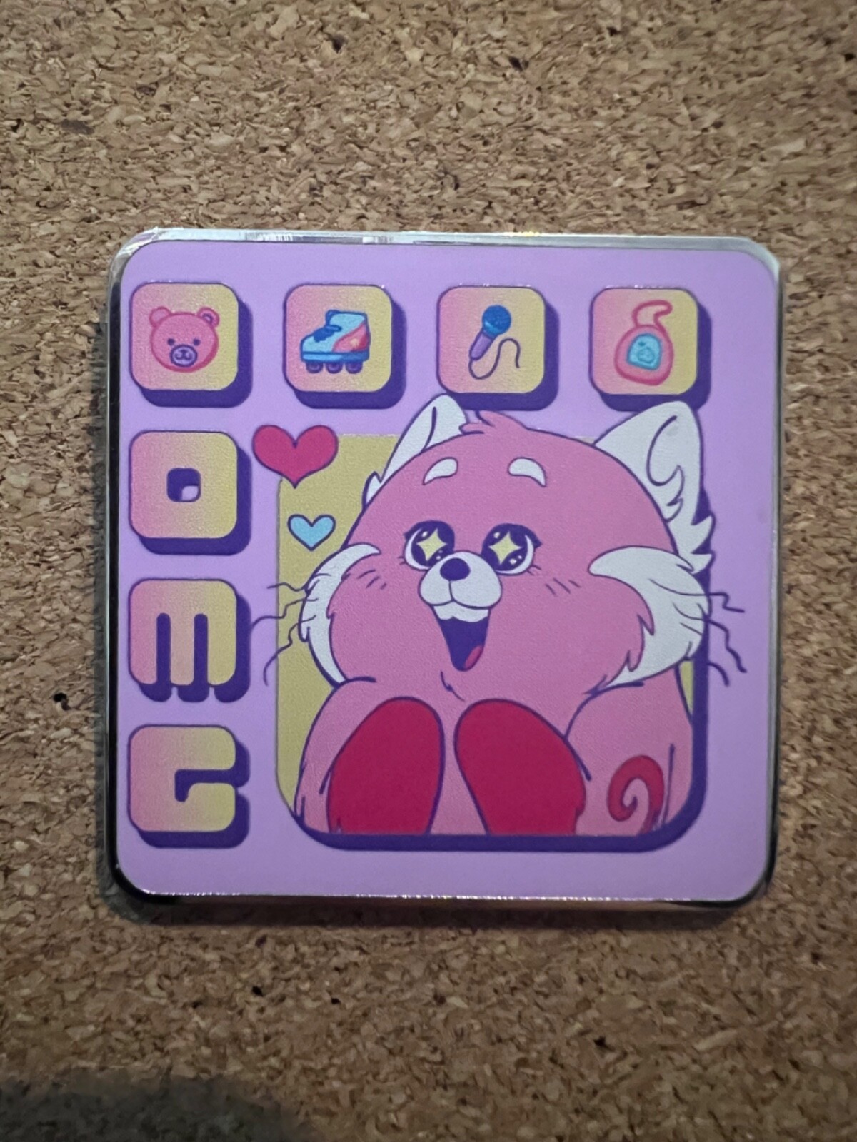 Disney Pin Parks - Turning Red Mei Mei - OMG