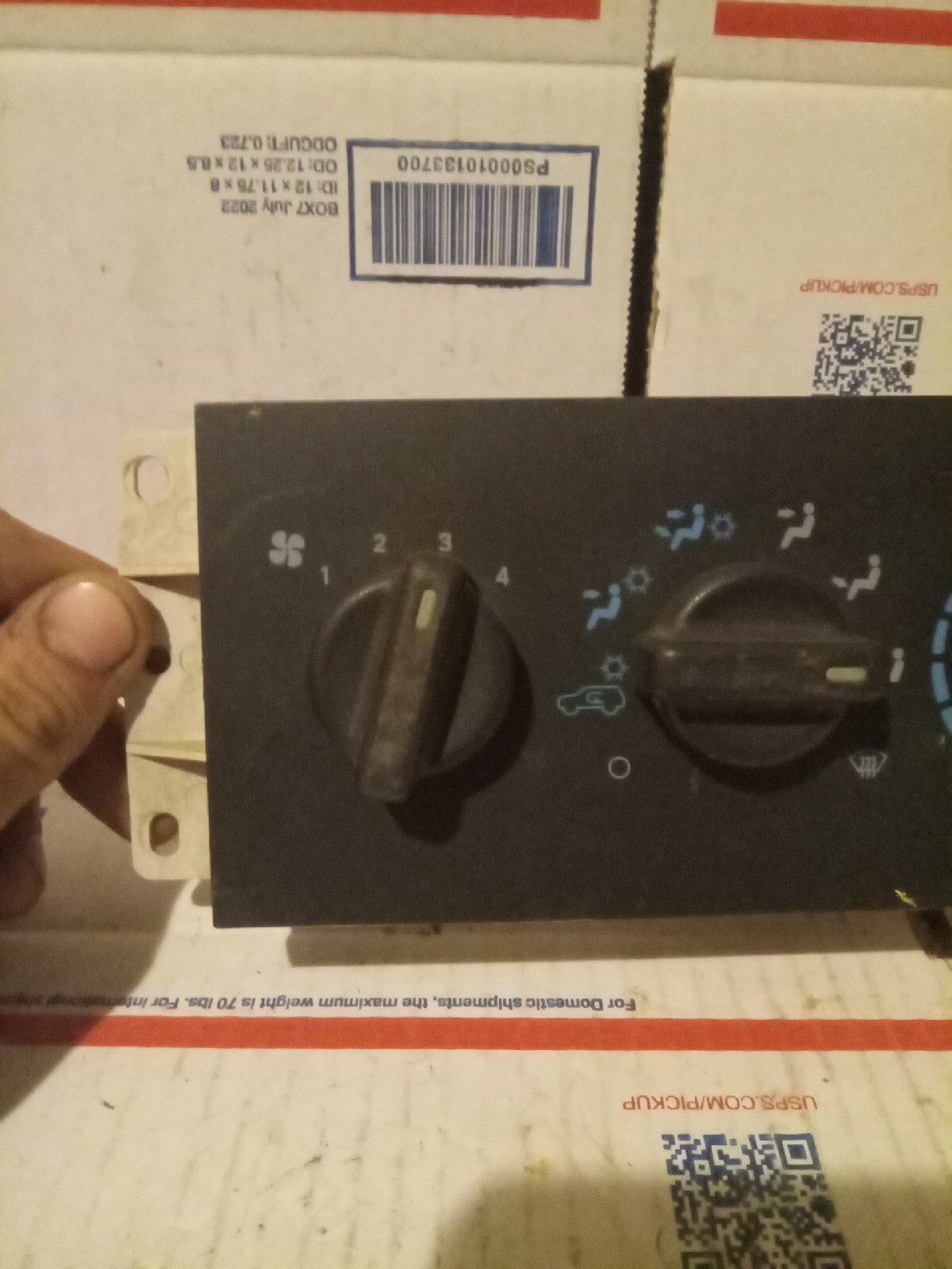 99 00 01 Jeep Cherokee AC Heater Temperature Climate Control Switch OEM