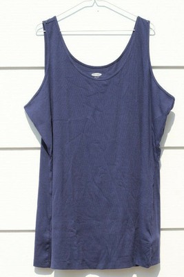 Old Navy First Layer Navy Blue Women's Stretchy Tank Top Sleeveless Size 4X  017