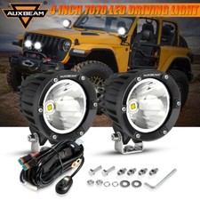 4 Inch Round Led Driving Work Lights Fog Spot Pods Lamp Offroad Truck Suv Ute