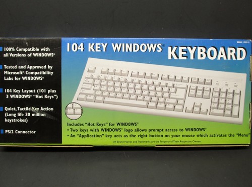 Test Rite, Model SK-710W, 104 Key Windows Keyboard, New in Box - Picture 8 of 8