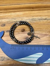 Prayer Bead Bracelet Rosary Religious Item Church Salvage Piece Unusual 1960s