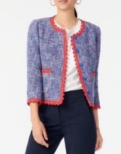 133 NWT J.Crew Louisa Lady Jacket in Autumn Tweed 2 248
