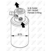 NRF 33231 Trockner Filter Klimaanlage Klimatrockner Klimaanlage