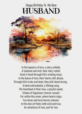 A Brthday Card For A Man, Exactly For My Husband ^_^. August 2016. Una - Foto 12