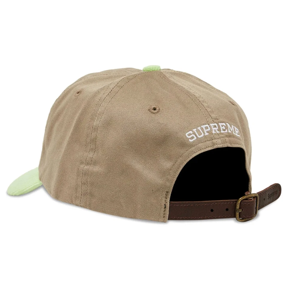 Supreme SS24 S логотип 2-тонный 6-панельный крышка желтовато-коричневый - Изображение 3 из 4