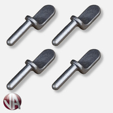 Gudgeon Pins 12mm x 4 Weld on Tipper Dropside Truck Tailgate Spade Hinge Steel
