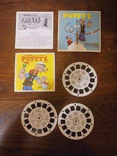 Vintage 1962 GAF POPEYE VIEW-MASTER REELS Set with Booklet B 516