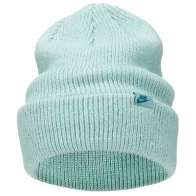 Nike Peak Rib Beanie Knit Hat Mineral FB6526-309 Unisex One Size NWT