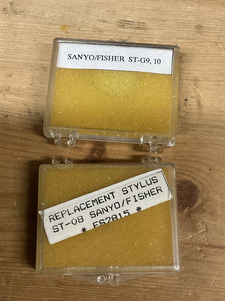 Lot of 5 New Old Stock Sanyo/Fisher Needles ST-G9, ST-6D, ST-08, ST-101 - Image 2 of 4