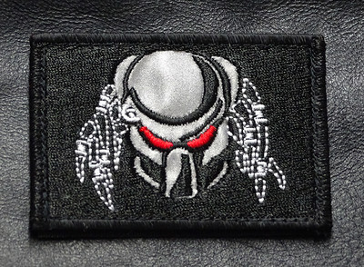 PREDATOR ALIEN REFLECTIVE ARNOLD ARMY MORALE HOOK PATCH [PAP5] | eBay